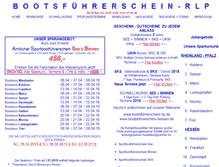 Tablet Screenshot of bootsfuehrerschein-rlp.de